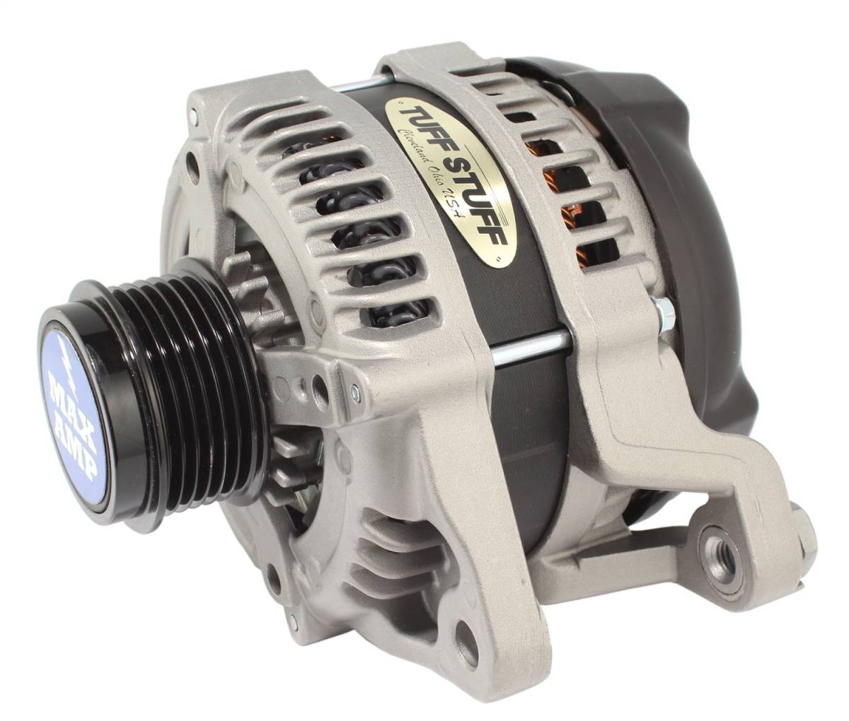Tuff Stuff Performance - Alternator; 250 High AMP - 6 Groove Clutch Pulley - Factory Cast Plus+; 8440A