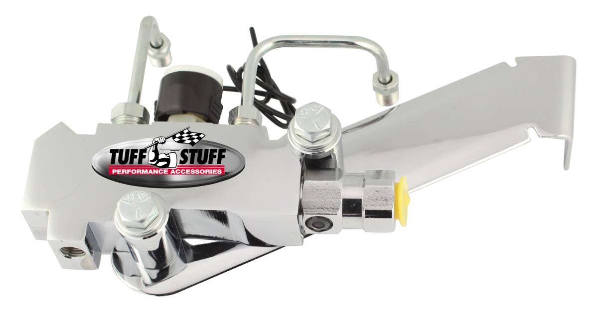 Tuff Stuff Performance - Brake Proportioning Valve; 3/8 in. Ports - Disc/Disc - For Master Cylinder PN[2020/2021/2025/2026] - Chrome; 2304NA