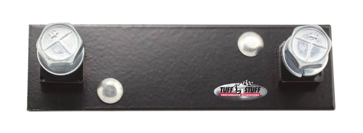 Tuff Stuff Performance - Power Brake Booster Bracket; Fits 1963-1967 C2/C3 Corvette w/Original Manual Brakes - Incl. 2 Riverts/Two 3/8 in. X 3/4 in. Bolts - Black; 4657B