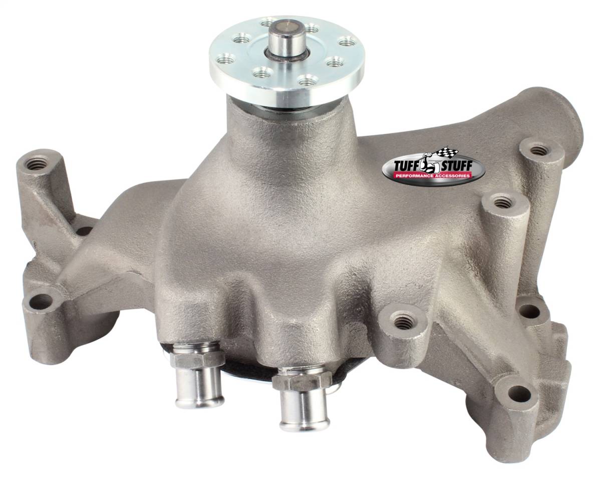 Tuff Stuff Performance - Water Pump; 7.281 in. Hub Height - 5/8 in. Pilot - Long - (2) Threaded Water Ports - As Cast; 1461N