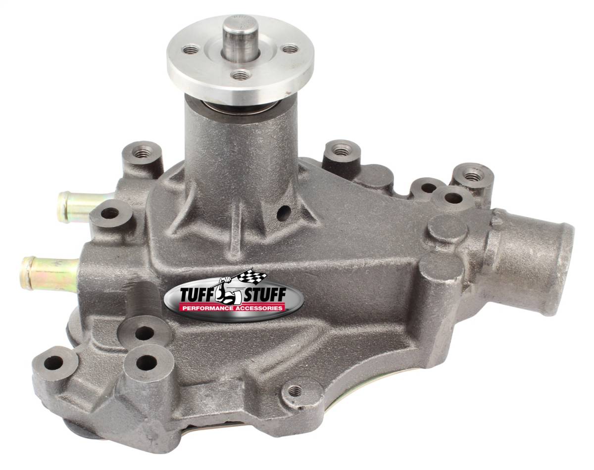Tuff Stuff Performance - Water Pump; 5.687 in. Hub Height - 5/8 in. Pilot - w/Driver Side Inlet - Windsor Only - As Cast; 1468N