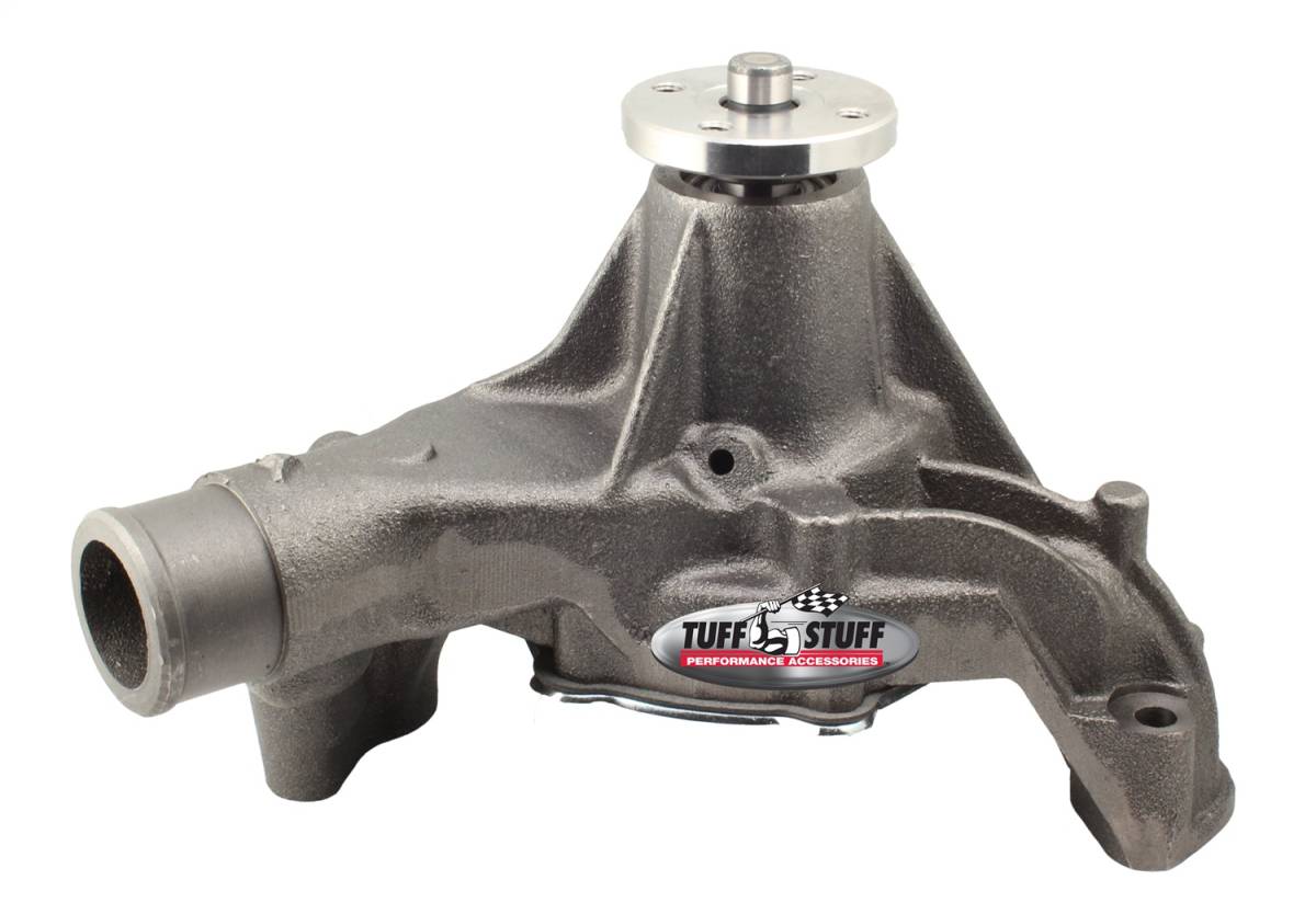 Tuff Stuff Performance - Water Pump; 6.937 in. Hub Height - 5/8 in. Pilot - Long - Reverse Rotation - Threaded Water Port - As Cast; 1675N