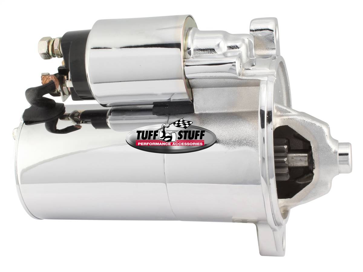 Tuff Stuff Performance - Starter; 2 Bolt Mounting - Chrome - PMGR 1.4kw Series - 1.9 HP; 6132A