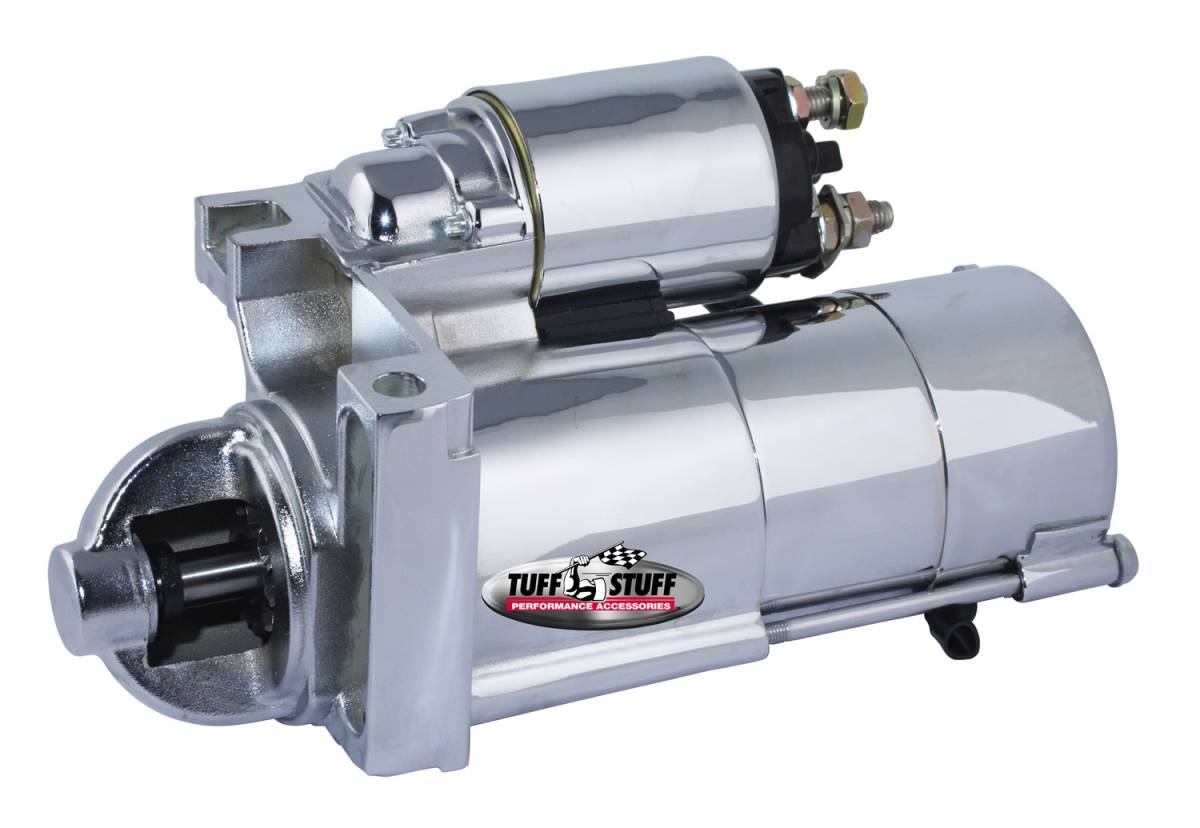 Tuff Stuff Performance - Starter; 1 Long And 1 Short Bolt - Chrome; 6431NA