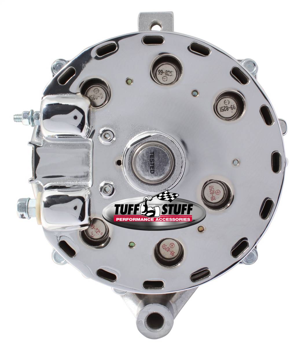 Tuff Stuff Performance - Alternator; 100 AMP - 1G Case - V Pulley - Chrome; 7074RA