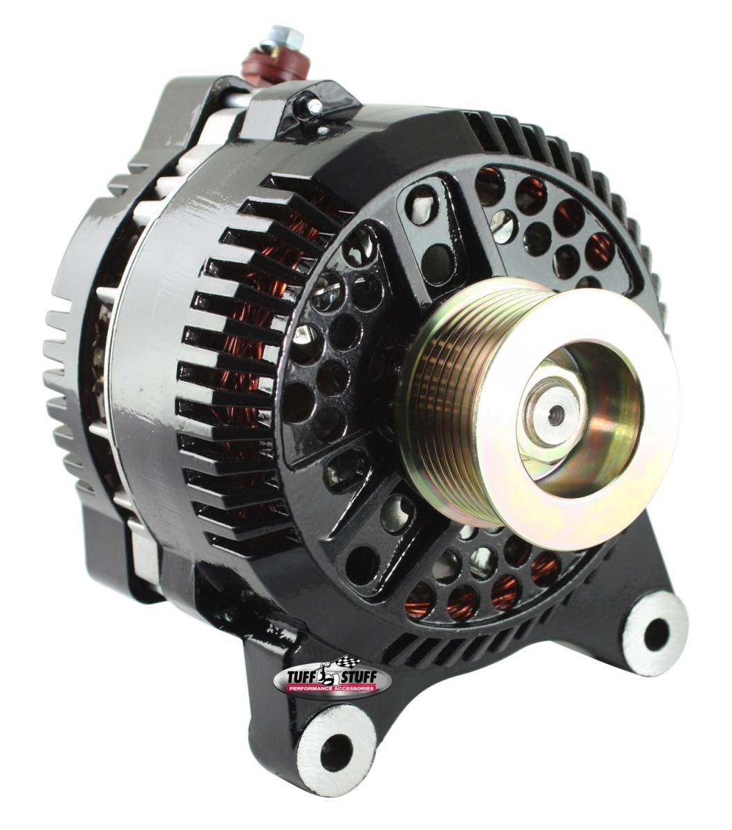 Tuff Stuff Performance - Alternator; 150 AMP - OEM Wire - 8 Groove Pulley - Internal Regulator - Black; 7791B