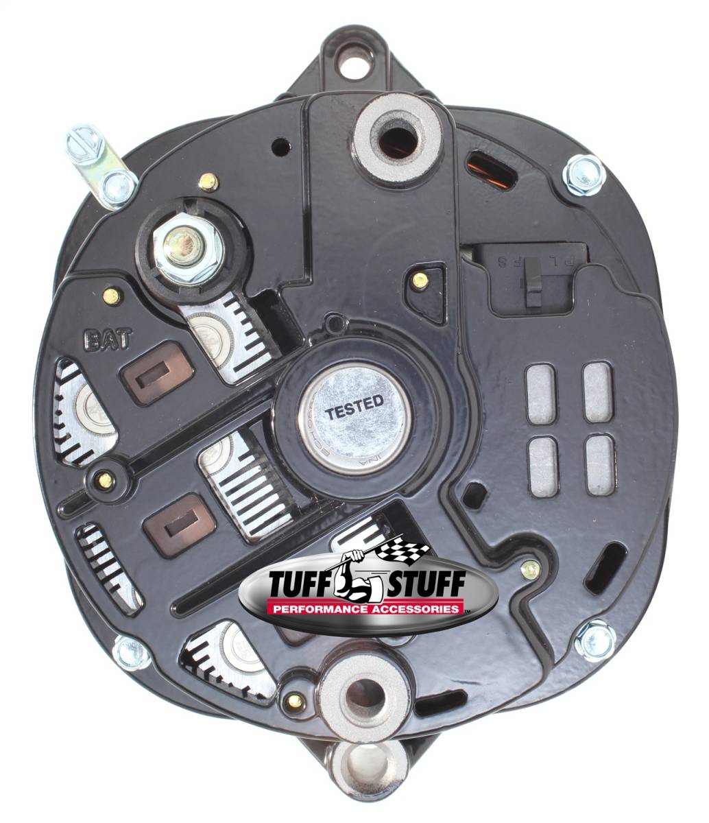 Tuff Stuff Performance - Alternator; 170 AMP - OEM Wire - 6 Groove Pulley - Large Case - Black; 8173NB