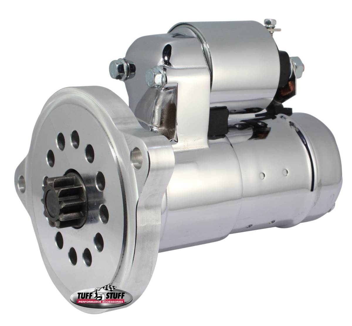 Tuff Stuff Performance - Starter; 1.6 KW Motor - 2 Bolt Straight Mounting - Indexable - Chrome; 6551A
