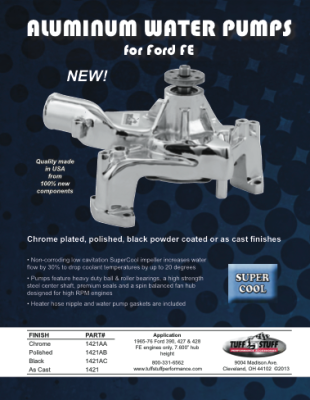 Aluminumm Water Pumps - Ford FE