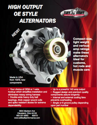 High Output OE Style Alternators