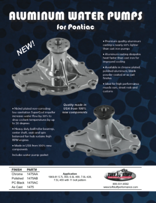 Aluminumm Water Pumps - Pontiacs