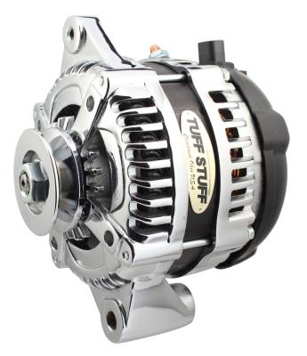 225 MAX AMP Alternator, 1-Groove, 1-Wire, Chrome Plated, 7127/7935, 8319C1G1W