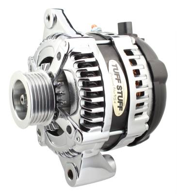 225 MAX AMP Alternator, 6-Groove, 1-Wire, Chrome Plated, 7127/7935, 8319C6G1W