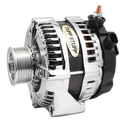 225 MAX AMP Alternator, 6-Groove, 1-Wire, Chrome Plated, 7861, 8320C6G1W