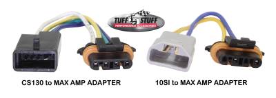 Tuff Stuff Performance - 225 MAX AMP Alternator, 1-Groove, OEM Wire, Stealth Black, 7127/7935, 8319B1GOE - Image 2