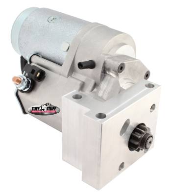 Gear Reduction Starter Tuff Torque 18:1 w/Offset Mounting Block 168 Tooth Flywheel Zinc 13510