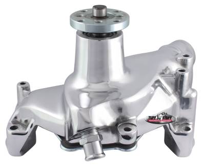 Platinum SuperCool Water Pump 6.937 in. Hub Height 5/8 in. Pilot Long Flat Smooth Top Chrome 1448NA