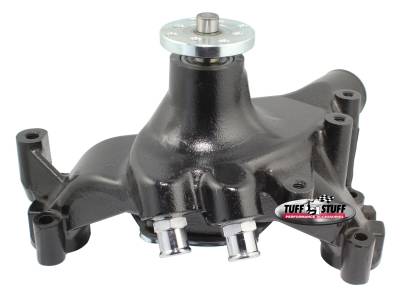 SuperCool Water Pump 7.281 in. Hub Height 5/8 in. Pilot Long (2) Threaded Water Ports Stealth Black Powder Coat 1461NC