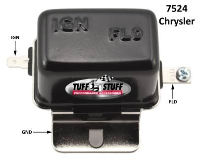 Tuff Stuff Performance - Alternator Replacement Voltage Regulator For Early Chrysler Alternators With Mechanical Regulator 7524 - Image 2