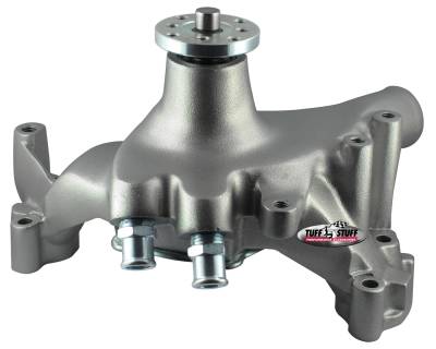 Tuff Stuff Performance - SuperCool Water Pump 7.281 in. Hub Height 5/8 in. Pilot Long Reverse Rotation Flat Smooth Top And (2) Threaded Water Ports As Cast 1493N