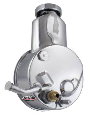 Saginaw Style Power Steering Pump Direct Fit 5/8 in. Keyed Shaft 3/8 in.-16 Mounting Chrome 6193A