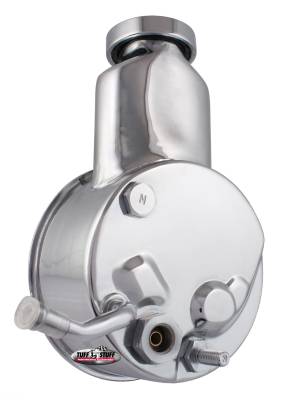 Saginaw Style Power Steering Pump Direct Fit 5/8 in. Keyed Shaft 3/8 in.-16 Mounting Chrome 6194A