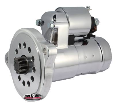 Gear Reduction Starter 1.6 KW Motor 2 Bolt Straight Mounting Indexable Chrome 6551A