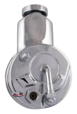 Saginaw Style Power Steering Pump Direct Fit 5/8 in. Keyed Shaft 3/8 in.-16 Mounting Chrome 6196A
