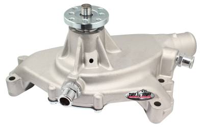 Platinum SuperCool Water Pump 5.750in. HubHeight 5/8in. Pilot Short ReverseRotation (2) ThreadedWaterPorts Alum Casting Factory Cast PLUS+ Custom Serpentine Systems Only 1495ACREV