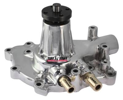Platinum SuperCool Water Pump 5.437 in. Hub Height 5/8 in. Pilot w/Pass. Side Inlet Aluminum Casting Polished 1432AB