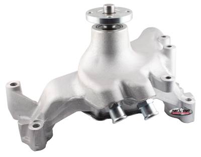 Tuff Stuff Performance - Platinum SuperCool Water Pump 7.281 in. Hub Height 5/8 in. Pilot Long Reverse Rotation Aluminum Flat Smooth Top And (2) Threaded Water Ports Factory Cast PLUS+ 1493AN