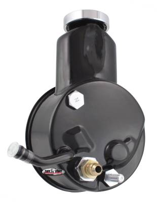 Saginaw Style Power Steering Pump Direct Fit 5/8 in. Keyed Shaft 3/8 in.-16 Mounting Black 6193B