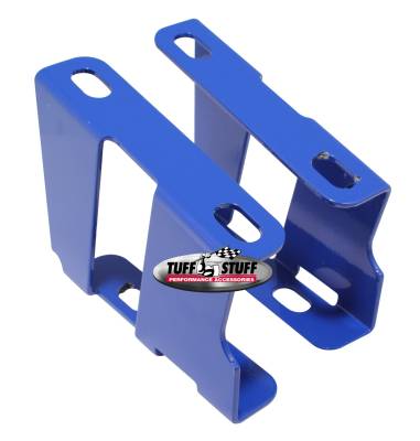Braking - Accessories - Tuff Stuff Performance - Brake Booster Brackets Incl. Left And Right Side 1955-1964 GM For Brake Booster PN[2121/2122/2123/2124/2221/2222/2223/2228/2229/2231] Blue Powdercoat 4651BBLUE