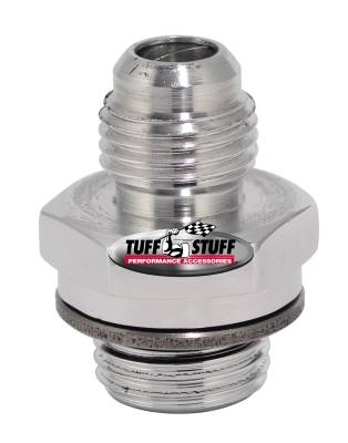 Power Steering Pressure Hose Fitting AN-6 x M16-1.5 Incl. Washer w/O-Ring Fits Type II Polished Aluminum 5550P