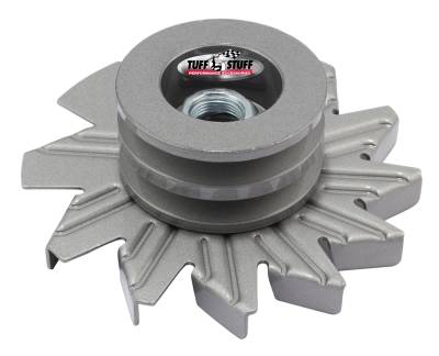 Alternator Fan And Pulley Combo 2.628 in. Double V Groove Pulley Incl. Fan/Lock Washer/Nut As Cast 7600BC