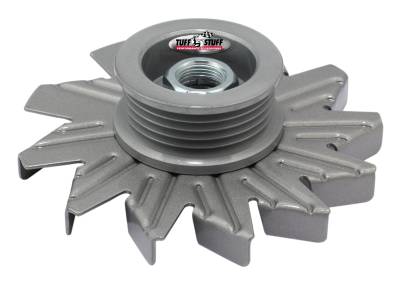 Alternator Fan And Pulley Combo 5 Groove Serpentine Pulley Incl. Fan/Lock Washer/Nut As Cast 7600CC