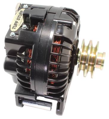 Alternator 130 AMP 1 Wire Double Groove Pulley Stealth Black 9509REDP