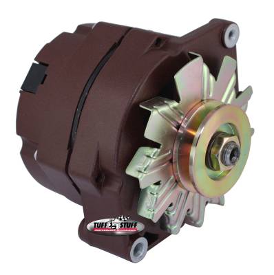 Alternator 100 AMP OEM Or 1 Wire V Groove Pulley Red Oxide Powdercoat 7127RATRED
