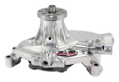 Platinum Water Pump 5.625 in. Hub Height 5/8 in. Pilot Standard Flow 3/8 in.-16 Threaded Hole Threaded Water Port Polished 1635EB