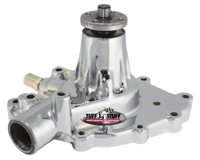 Platinum SuperCool Water Pump 5.437 in. Hub Height 5/8 in. Pilot w/Pass. Side Inlet Aluminum Casting Chrome 1432AA