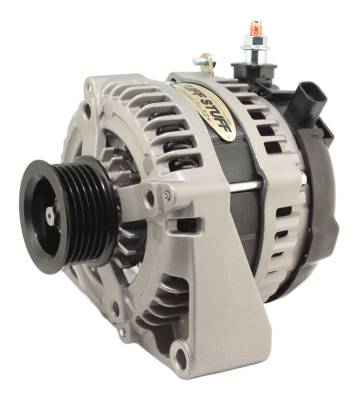 LS 225 MAX AMP Alternator, 6-Groove, 1-Wire, FACTORY CAST PLUS+, 8435F6G1W