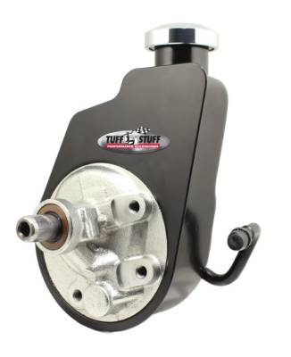 Tuff Stuff Performance - Saginaw Style Power Steering Pump, Direct Fit For GM LS Trucks, Stealth Black 6161B - Image 2