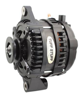 Alternator; 225 AMP - 1 Wire - 1 Groove - Stealth Black - For PN [7127/7935]; 8319B1G1W