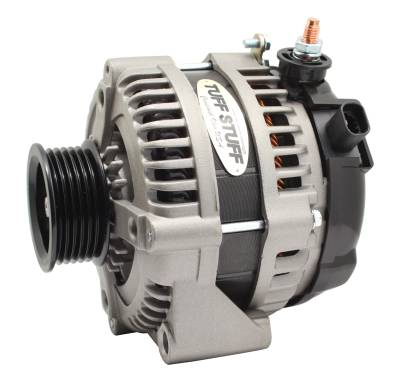 Tuff Stuff Performance - Alternator; 225 AMP - 1 Wire - 6 Groove - Factory Cast Plus - For PN [7861]; 8320FC6G1W - Image 1