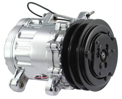 A/C Compressor; R134A Series - Double Pulley - Chrome; 4517NADP