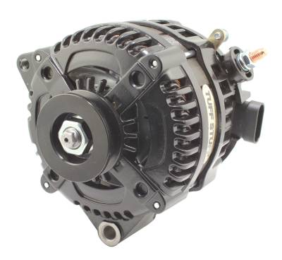 Alternator; 225 AMP - OEM Wire - 1 Groove - Stealth Black; 8320B1GOE