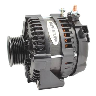 Tuff Stuff Performance - Alternator; 225 AMP - 1 Wire - 6 Groove - Stealth Black - For PN [7861]; 8320B6G1W - Image 1