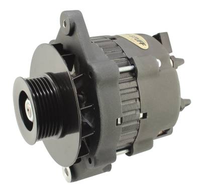 Tuff Stuff Performance - Alternator; 55 AMP - 6 Grove Pulley - Black Finish; 29102 - Image 1