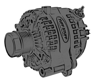 Alternator; 240 Amp - 6 Groove - Chrome; 7517C
