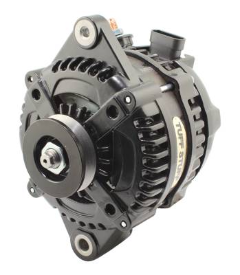 Alternator; 225 AMP - OEM Wire - 1 Groove - Stealth Black; 8319B1GOE